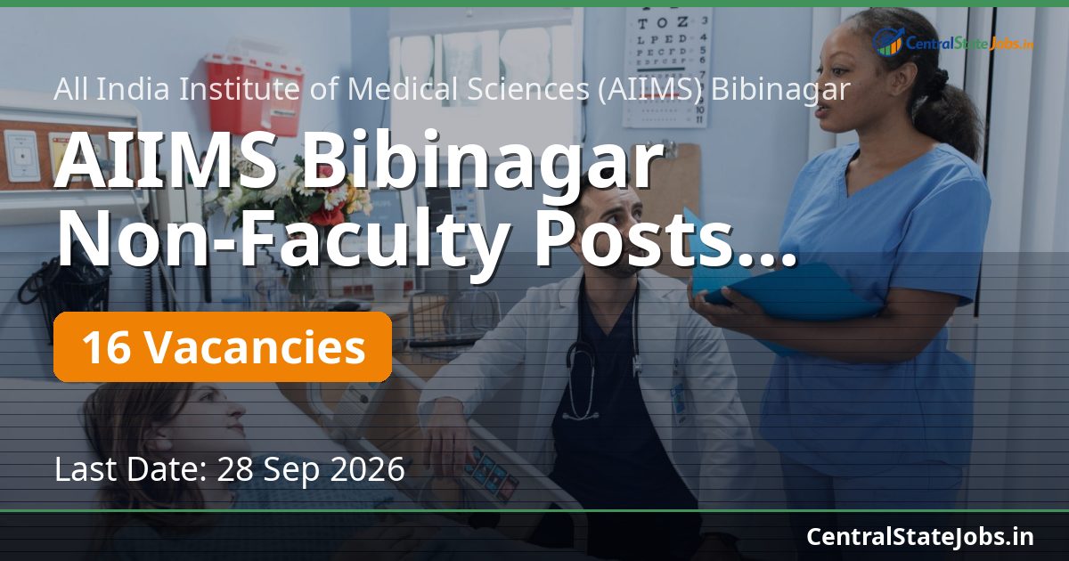 AIIMS Bibinagar Non-Faculty Posts Recruitment 2026