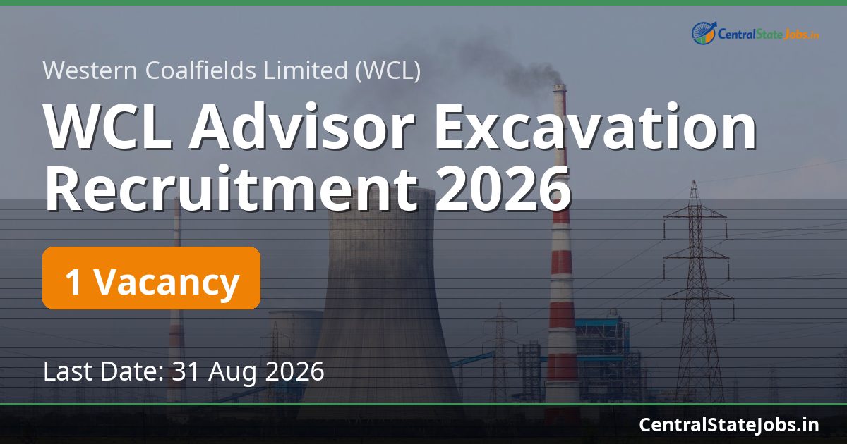 WCL Advisor Excavation Recruitment 2026