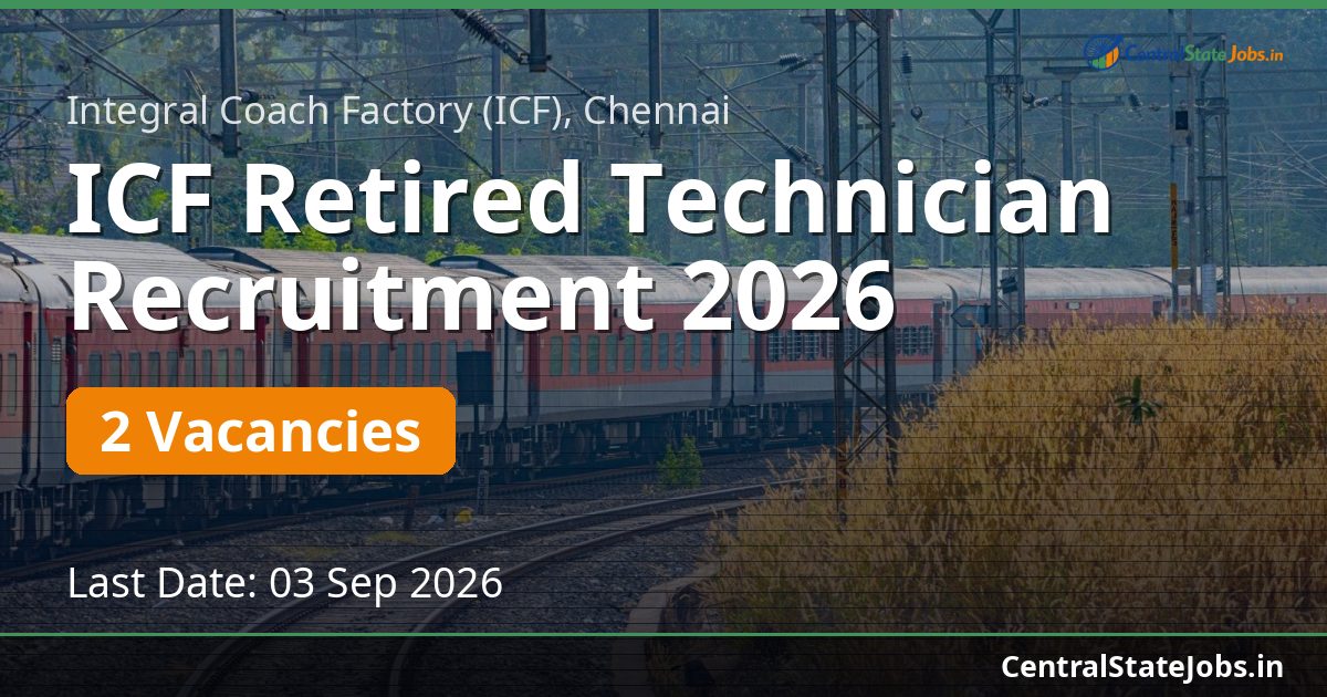 ICF Retired Technician Recruitment 2026