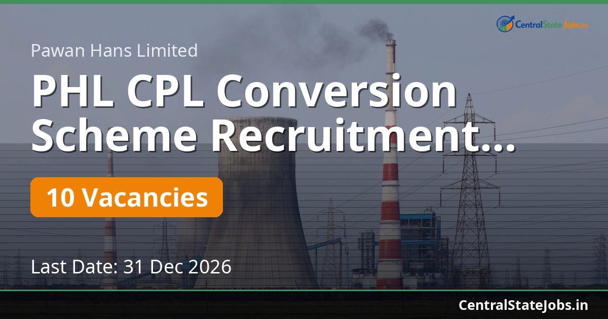 PHL CPL Conversion Scheme Recruitment 2026