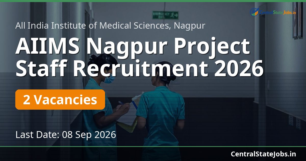 AIIMS Nagpur Project Staff Recruitment 2026