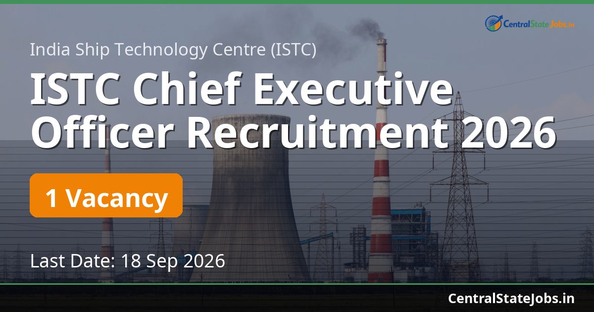 ISTC Chief Executive Officer Recruitment 2026