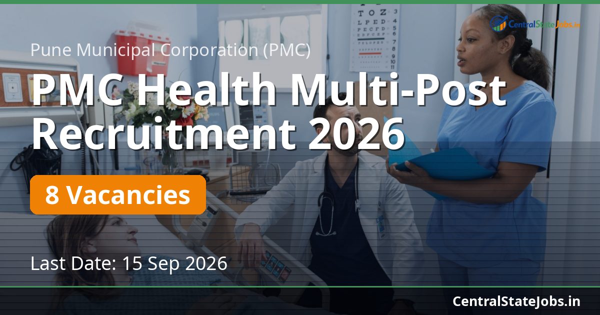 PMC Health Multi-Post Recruitment 2026