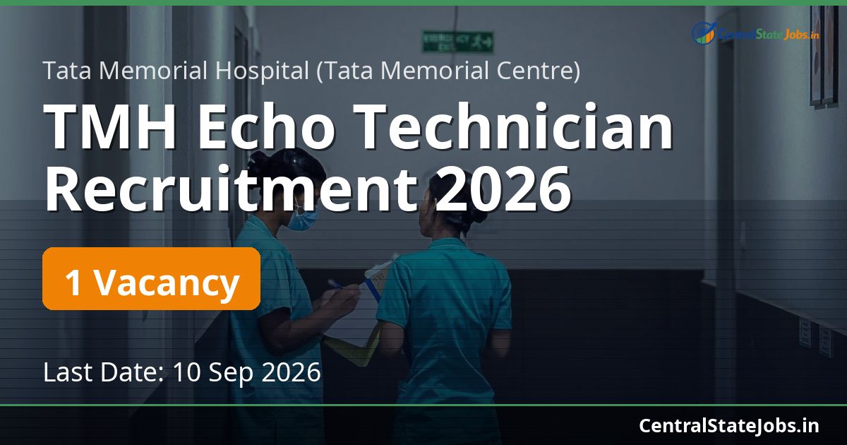 TMH Echo Technician Recruitment 2026