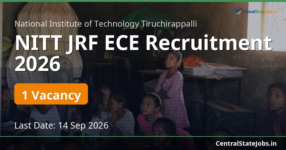 NITT JRF ECE Recruitment 2026