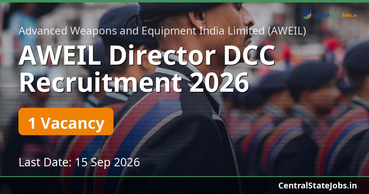 AWEIL निदेशक DCC भर्ती 2026