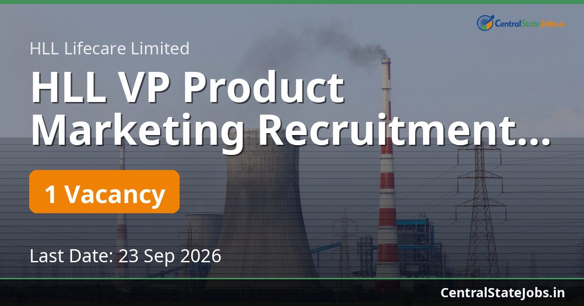 HLL VP Product Marketing Recruitment 2026
