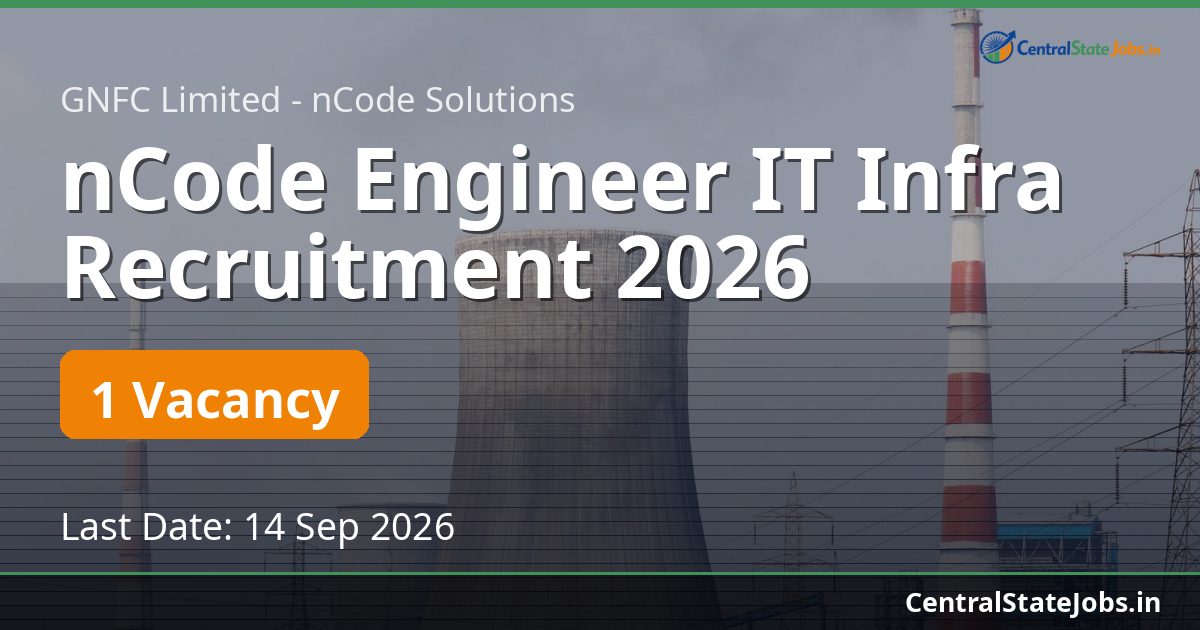 nCode Engineer IT Infra Recruitment 2026