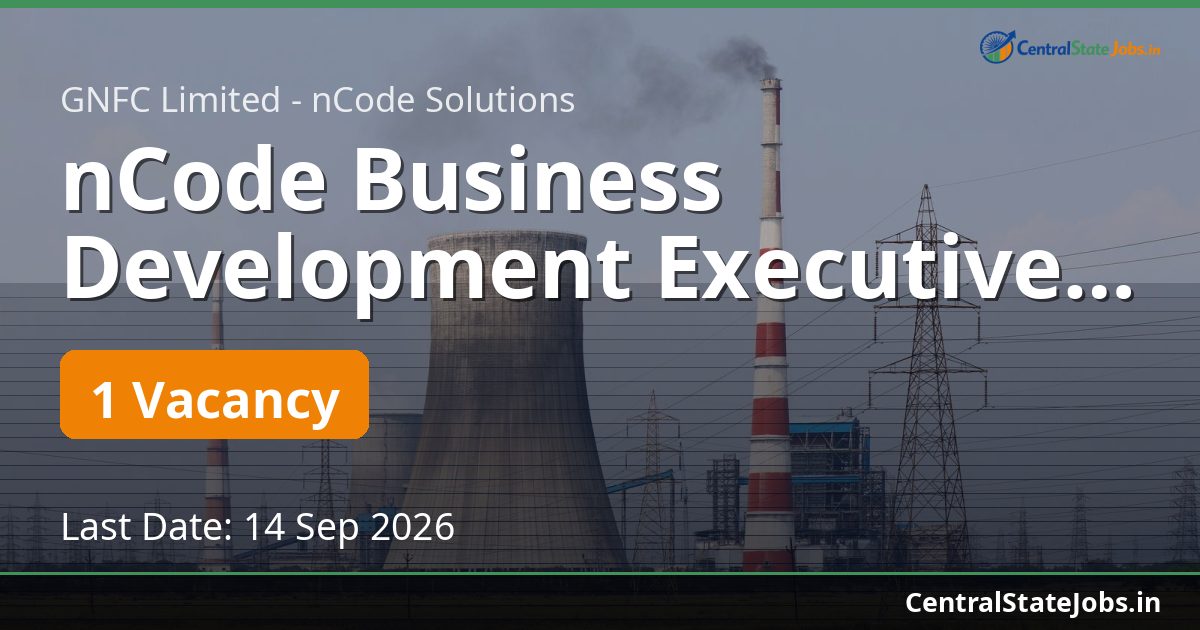 nCode Business Development Executive Recruitment 2026