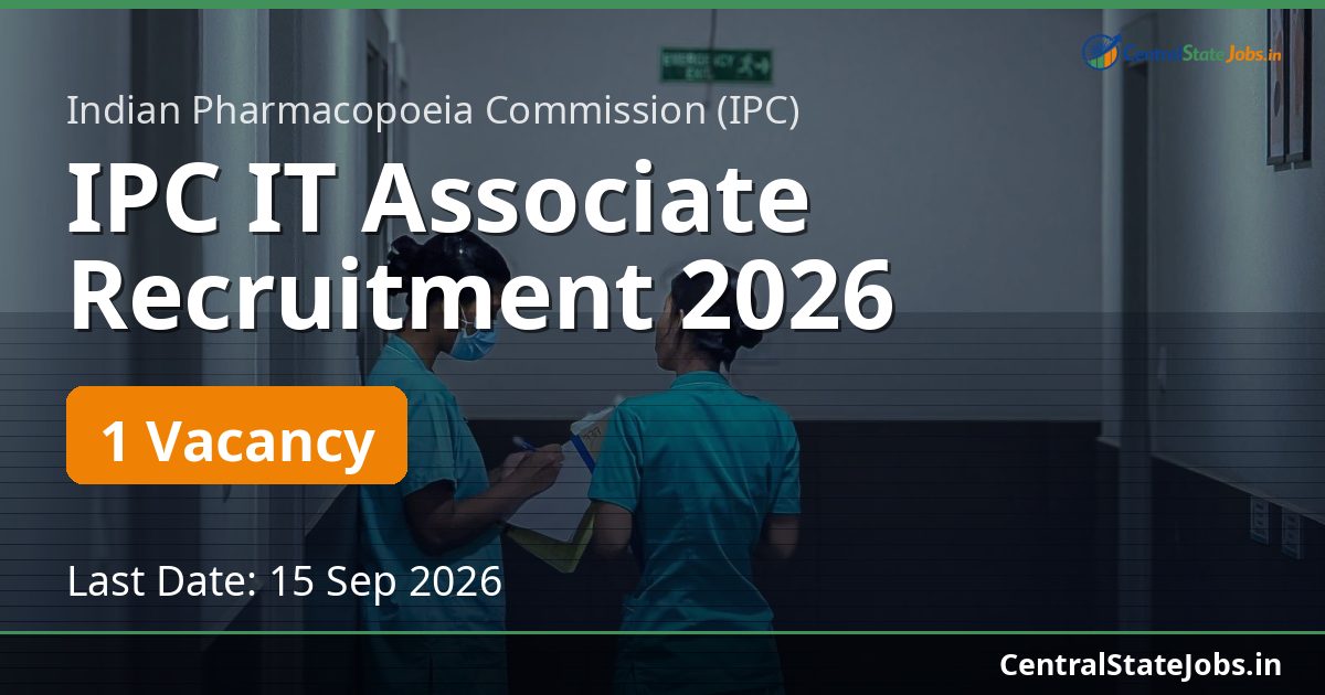 IPC IT Associate Recruitment 2026