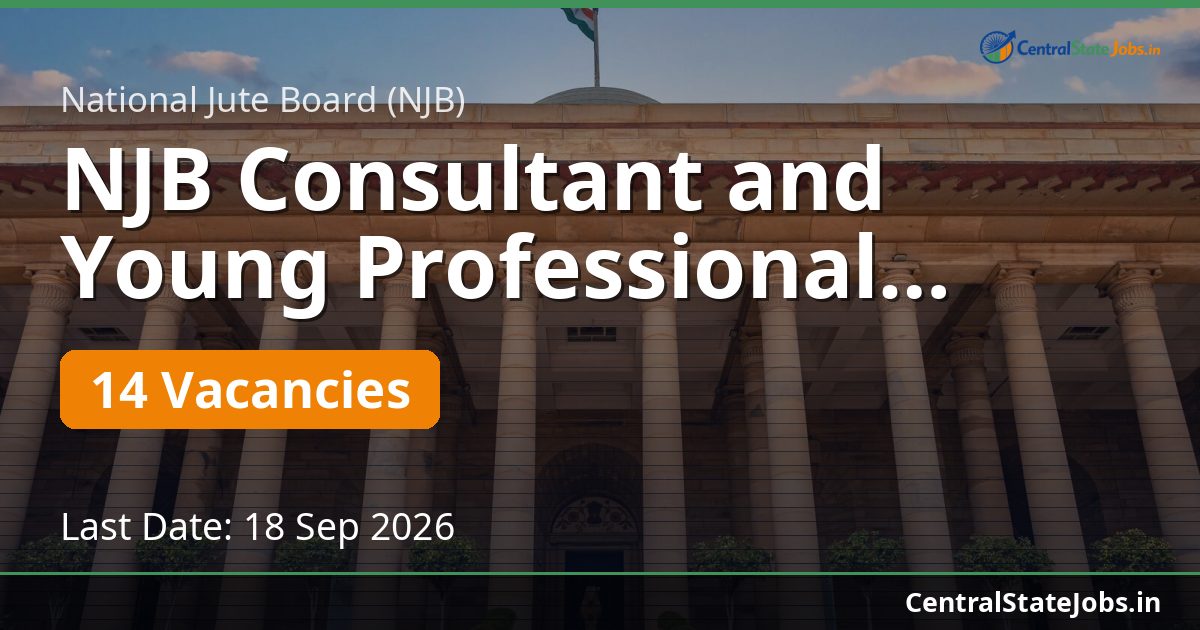 NJB Consultant and Young Professional Recruitment 2026