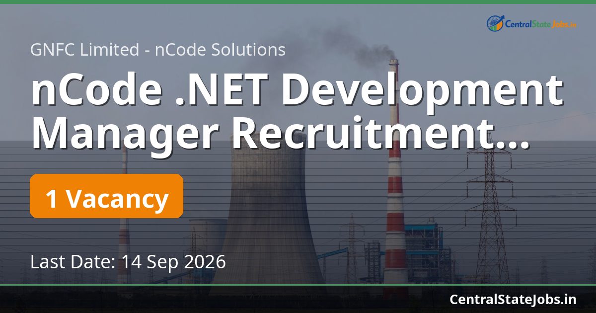 nCode .NET Development Manager Recruitment 2026