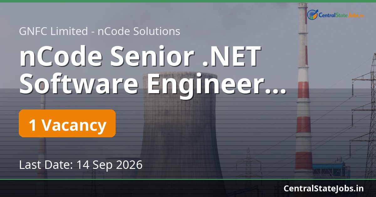 nCode Senior .NET Software Engineer Recruitment 2026