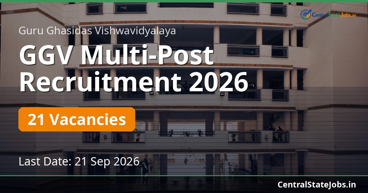 GGV Multi-Post Recruitment 2026