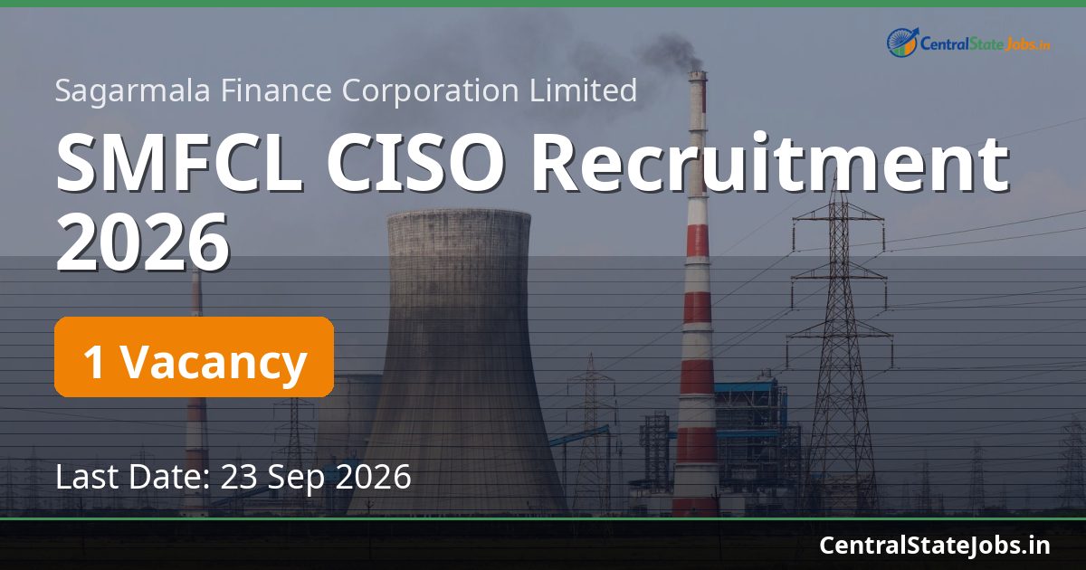 SMFCL CISO Recruitment 2026
