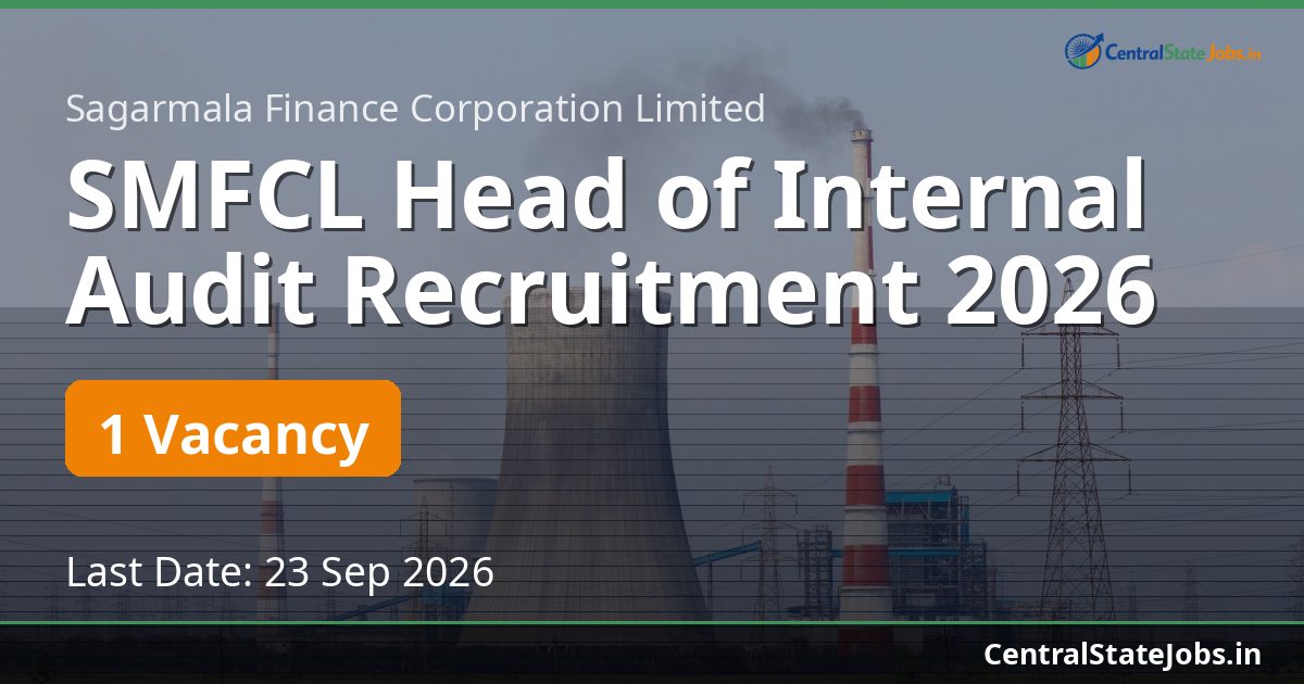 SMFCL Head of Internal Audit Recruitment 2026