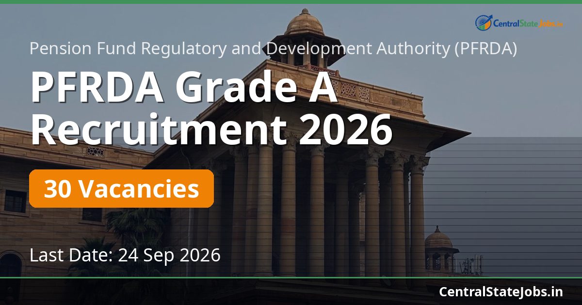 Rgipt PFRDA Grade A 2026 (Applications Closed) | Central State Jobs