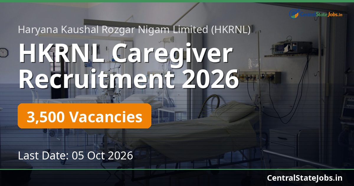 HKRNL Caregiver Recruitment 2026 — 3500 Vacancies
