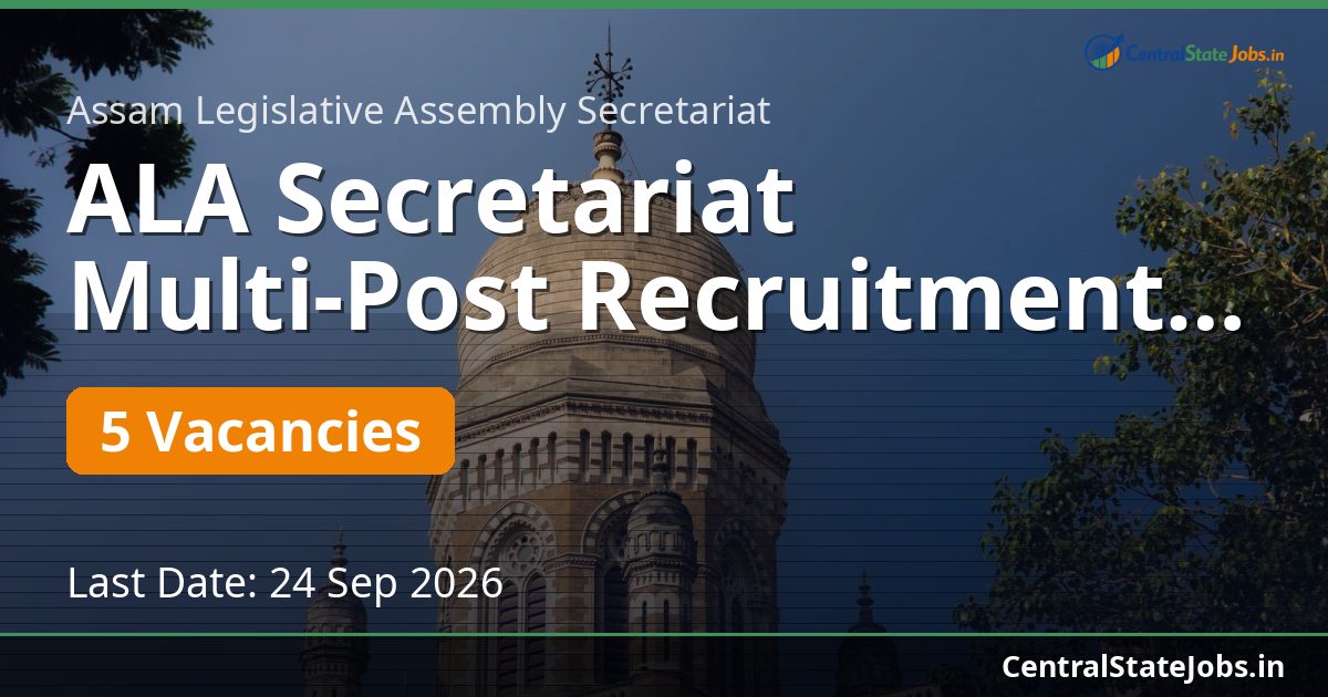 ALA Secretariat Multi-Post Recruitment 2026