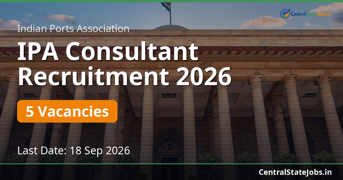 IPA Consultant Recruitment 2026