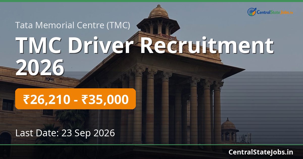 TMC Driver Recruitment 2026