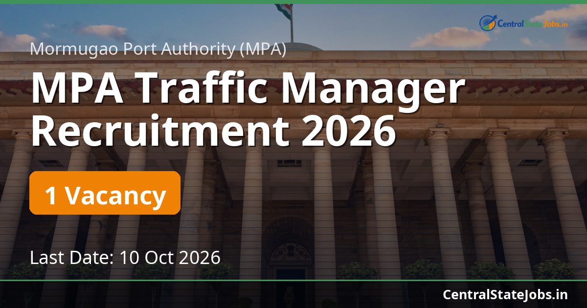 MPA Traffic Manager Recruitment 2026