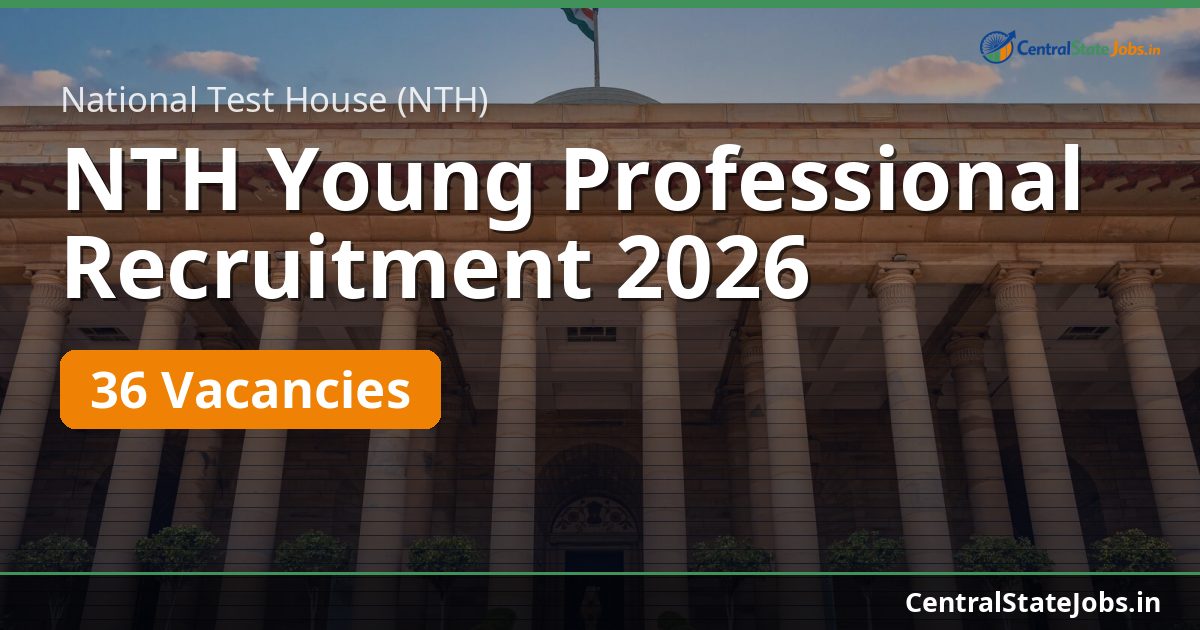 NTH Young Professional Recruitment 2026 — 36 Vacancies