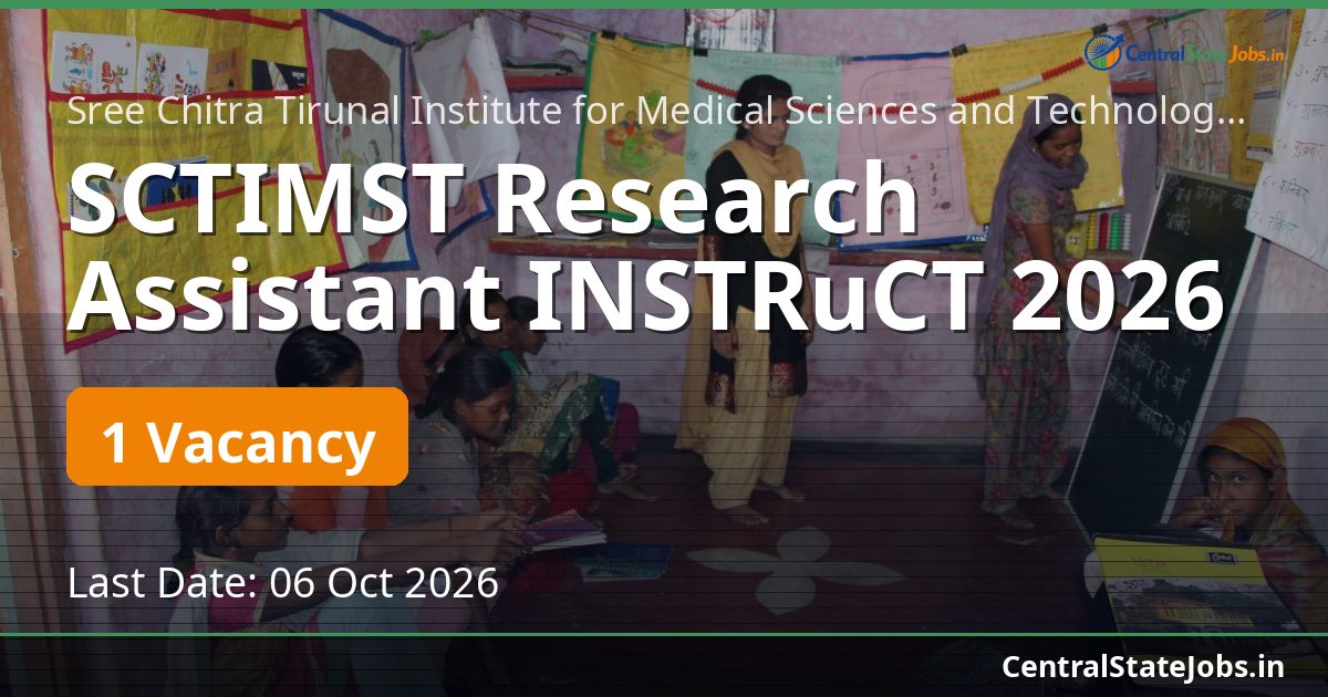 SCTIMST Research Assistant INSTRuCT 2026