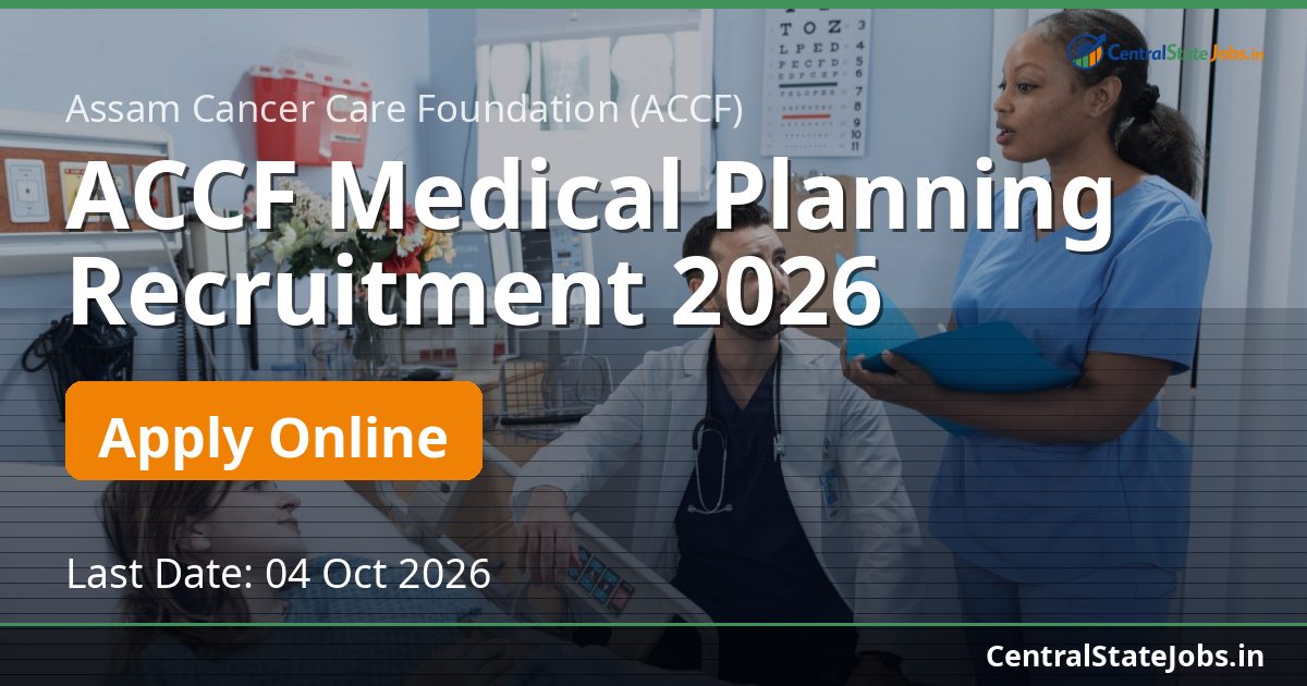 ACCF Medical Planning Recruitment 2026