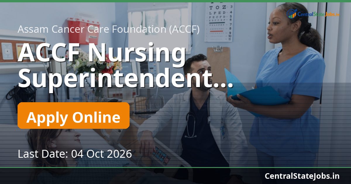 ACCF Nursing Superintendent Recruitment 2026