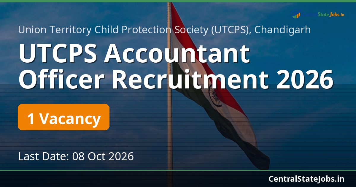 UTCPS Accountant Officer Recruitment 2026