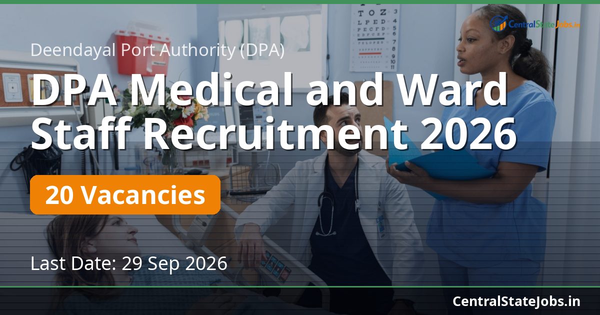 DPA Medical and Ward Staff Recruitment 2026