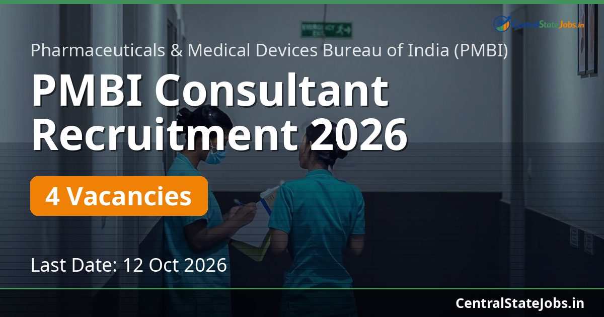 PMBI Consultant Recruitment 2026
