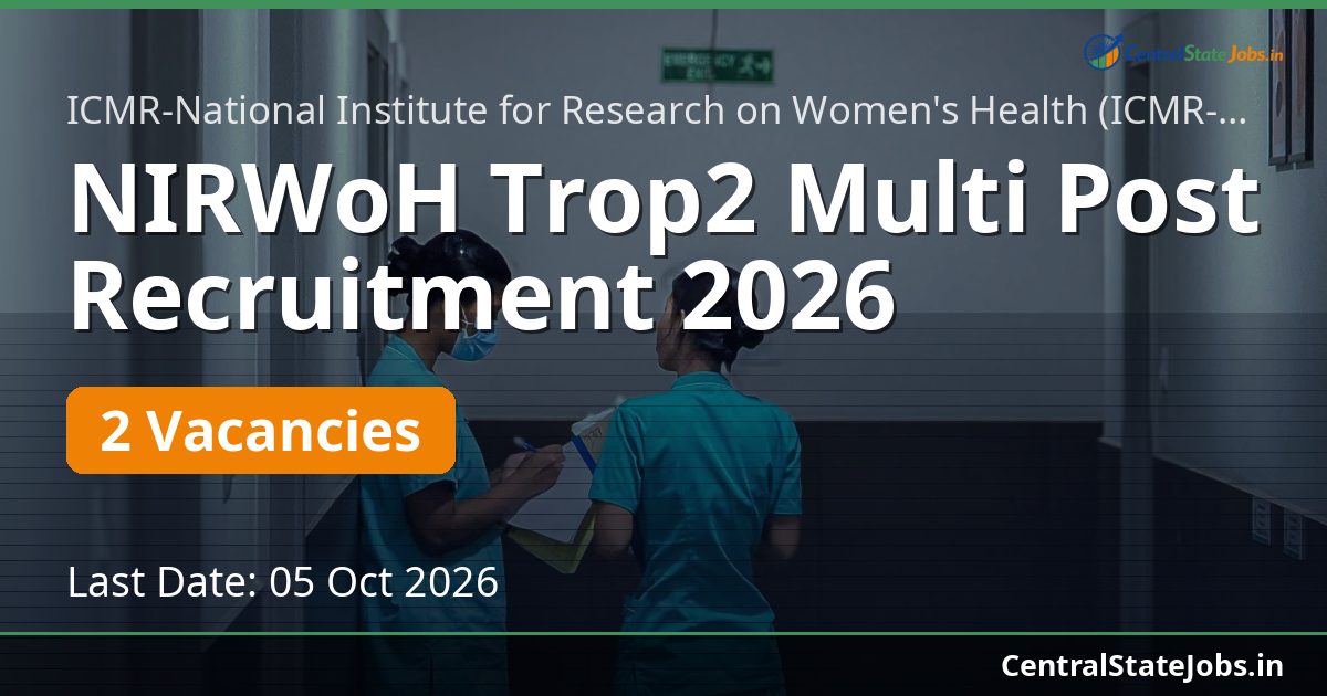 NIRWoH Trop2 Multi Post Recruitment 2026