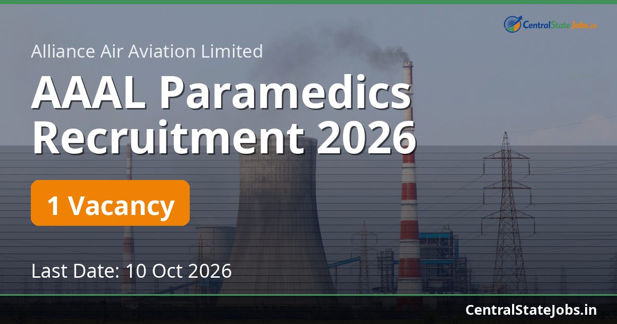 AAAL Paramedics Recruitment 2026