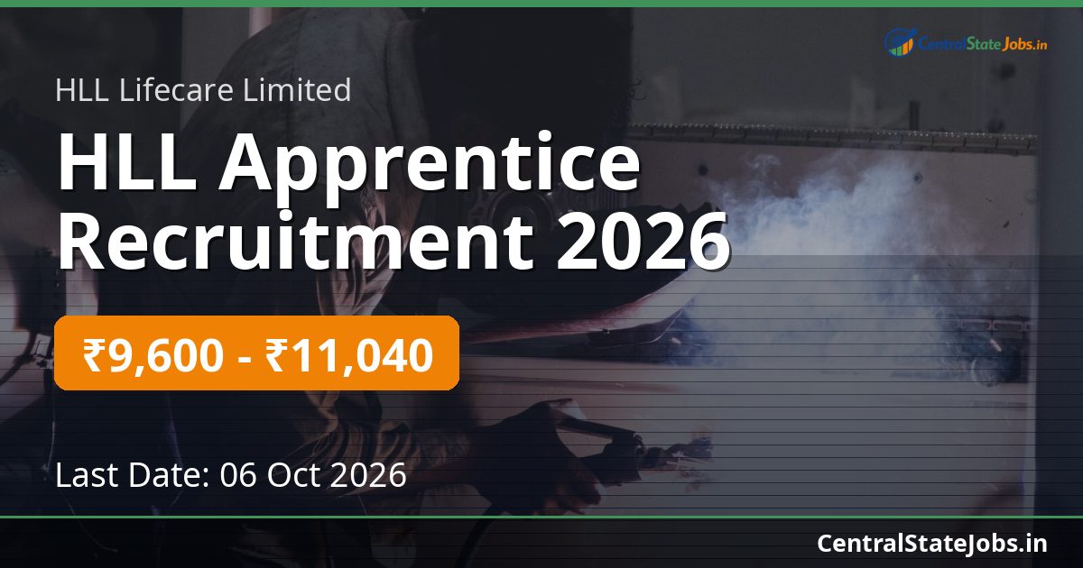 HLL Apprentice Recruitment 2026