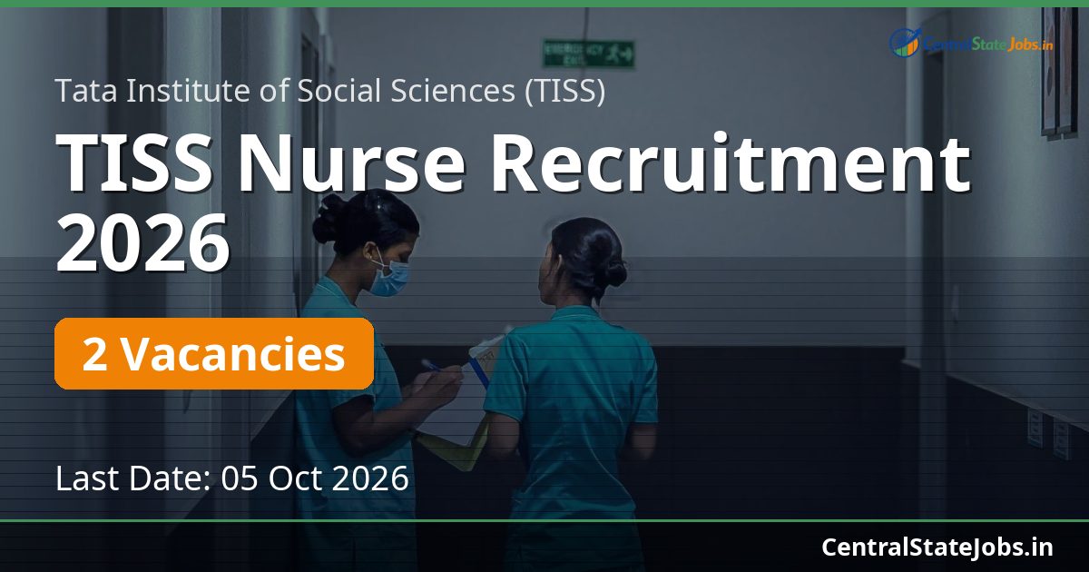TISS Nurse Recruitment 2026