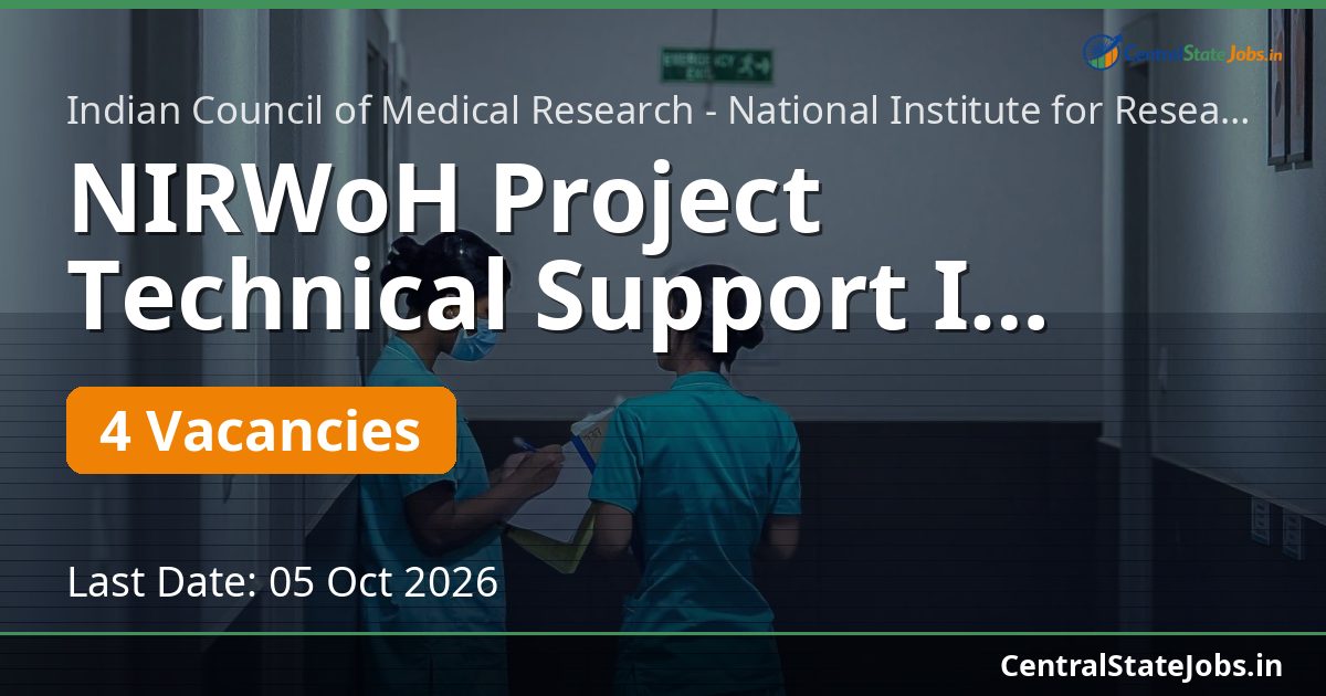 NIRWoH Project Technical Support I Sikkim Study 2026