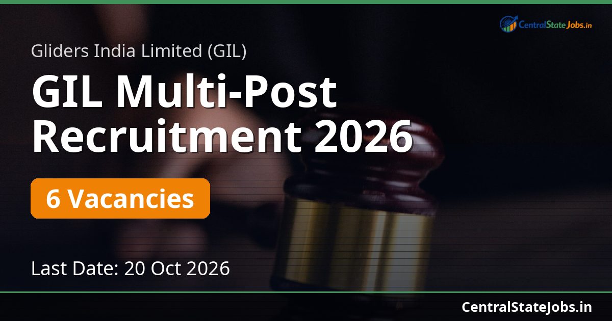 GIL Multi-Post Recruitment 2026