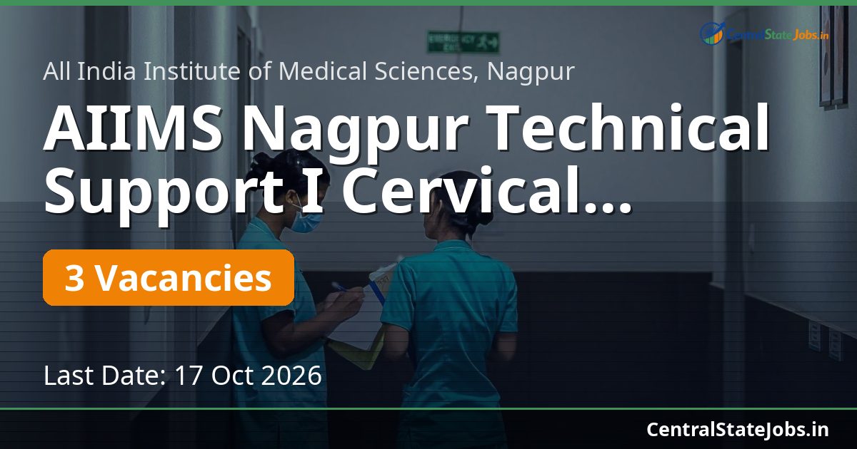 AIIMS Nagpur Technical Support I Cervical Screening 2026