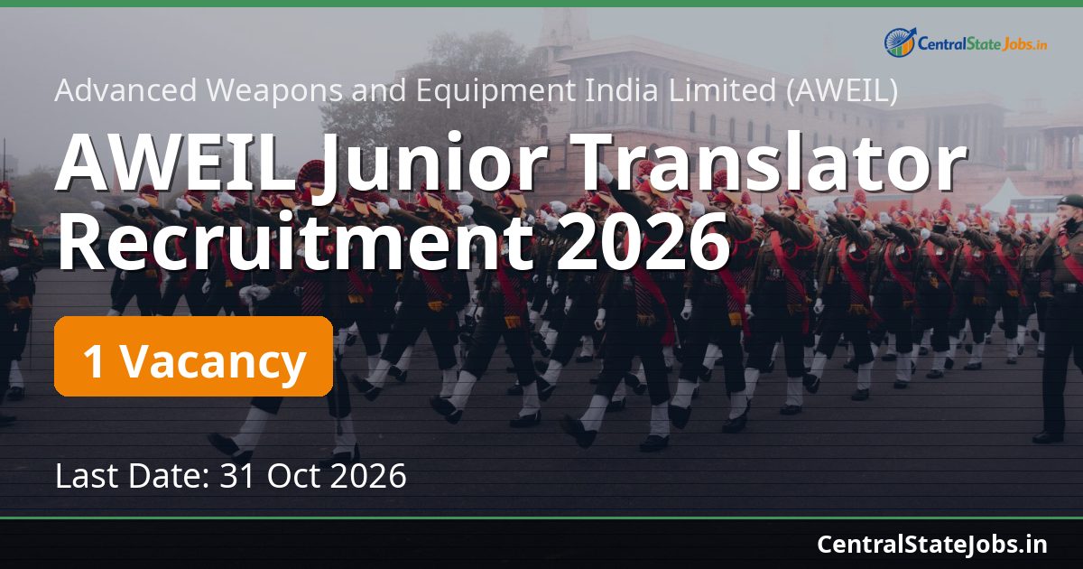 AWEIL Junior Translator Recruitment 2026