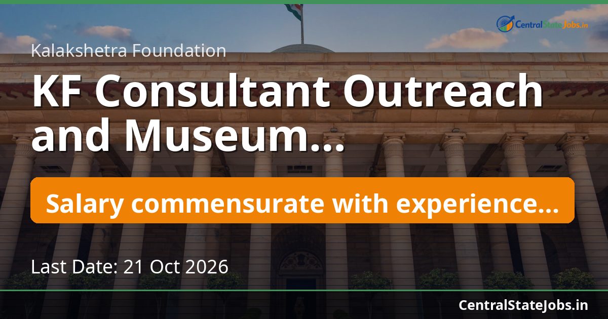 KF Consultant Outreach and Museum Recruitment 2026