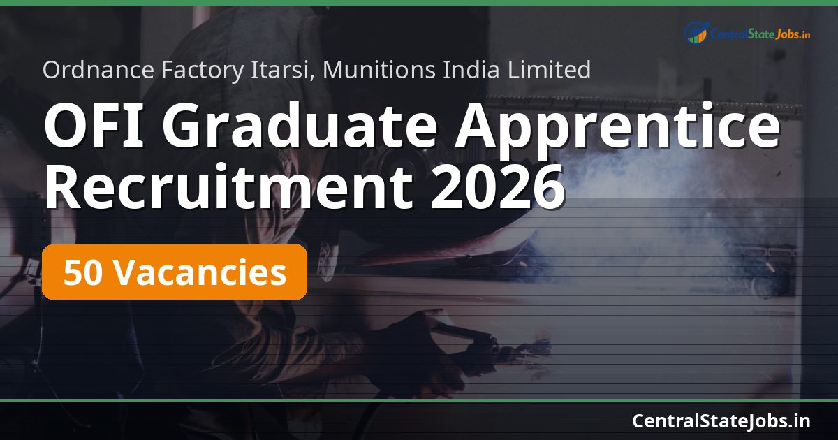 OFI Graduate Apprentice Recruitment 2026 — 50 Vacancies
