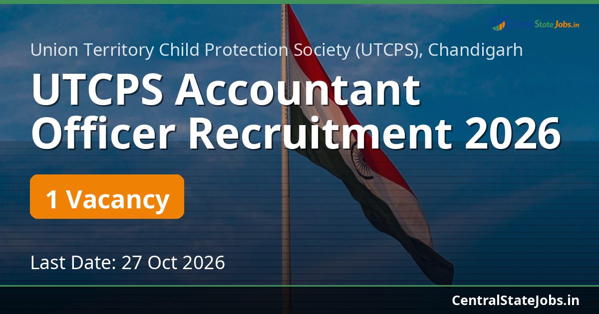 UTCPS Accountant Officer Recruitment 2026