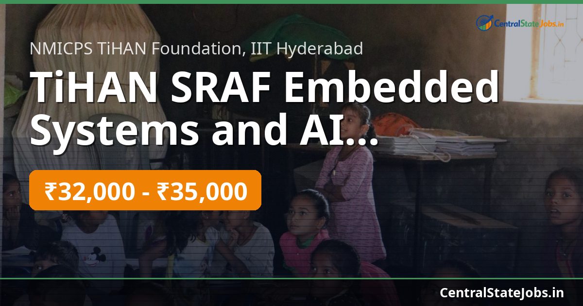 TiHAN SRAF Embedded Systems and AI Recruitment 2026