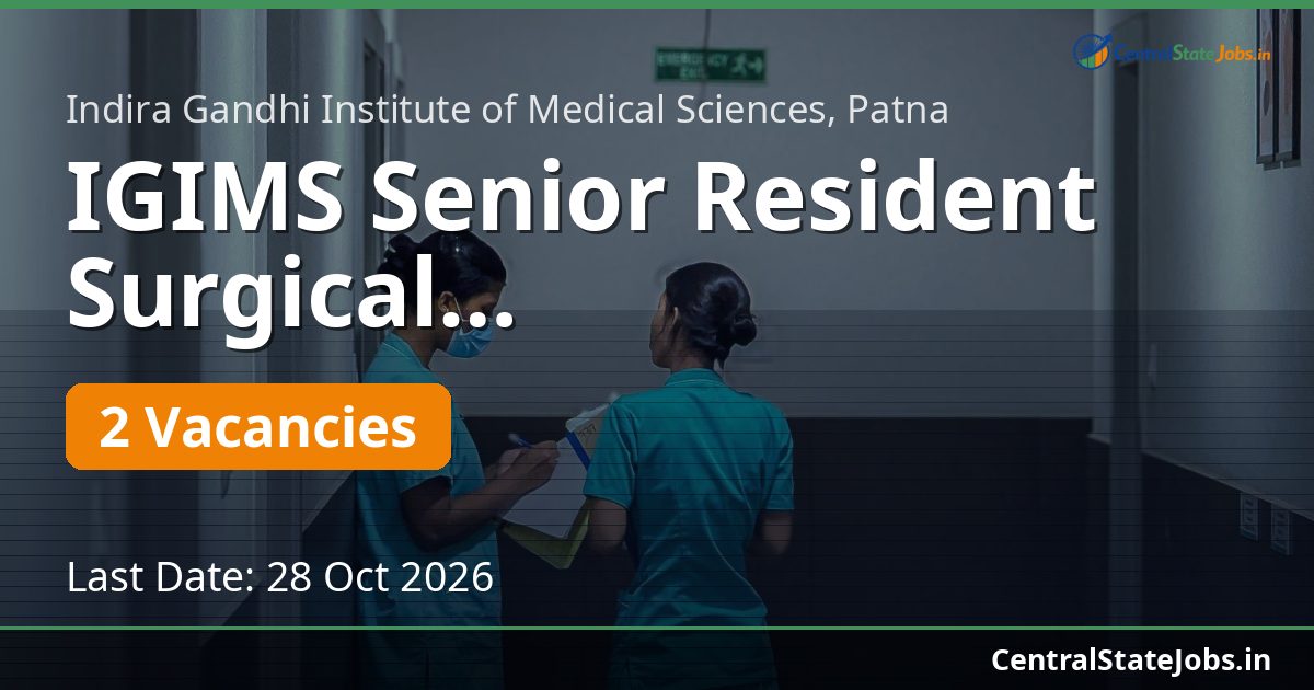 IGIMS Senior Resident Surgical Gastroenterology 2026