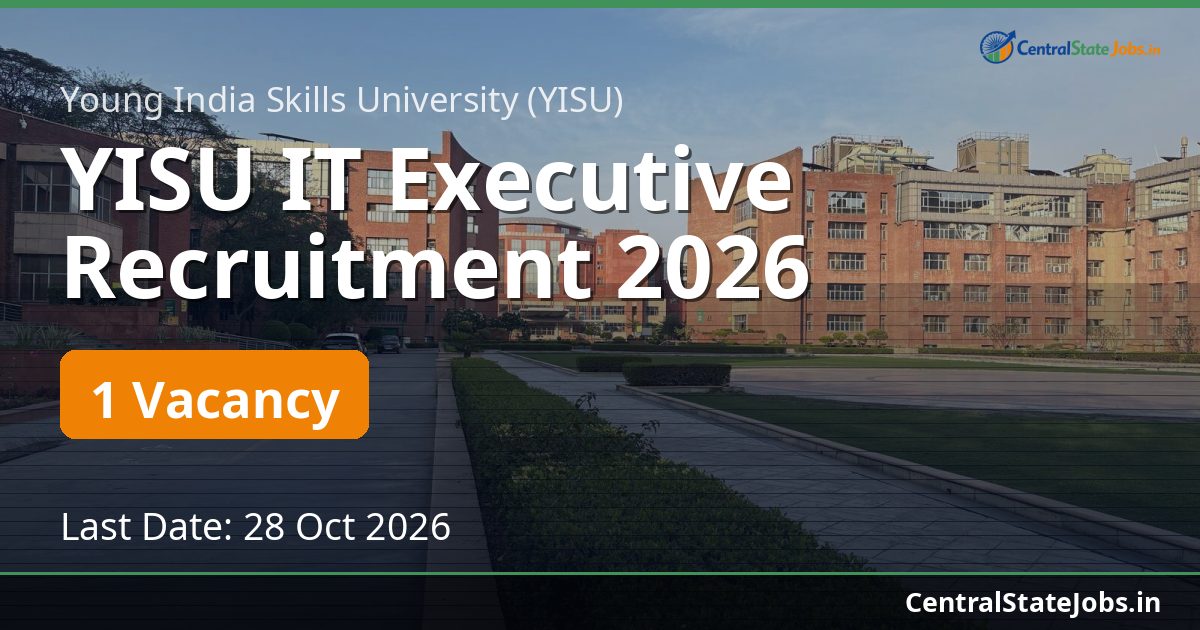 YISU IT Executive Recruitment 2026