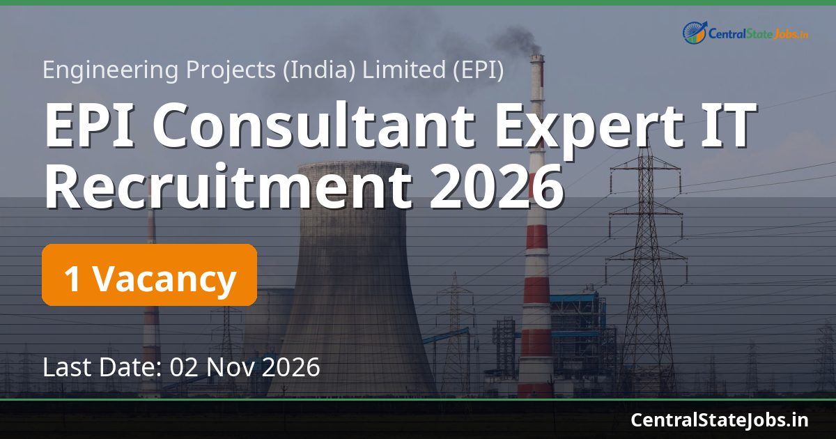EPI Consultant Expert IT Recruitment 2026