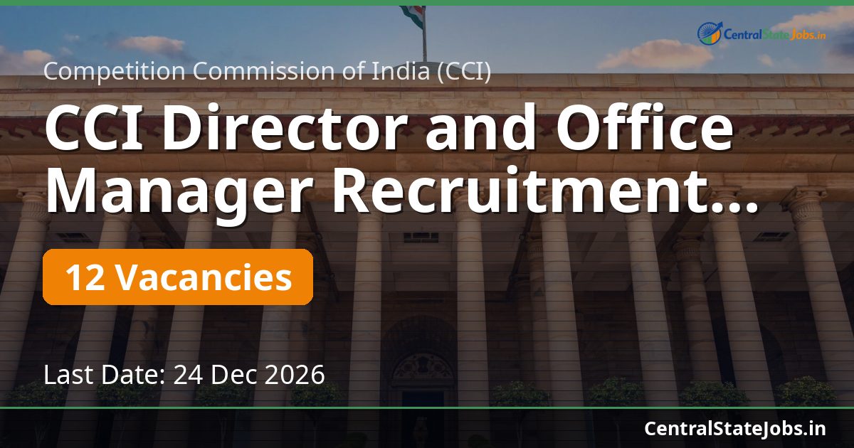 CCI Director and Office Manager Recruitment 2026