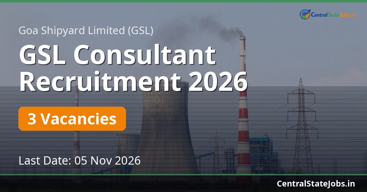 GSL Consultant Recruitment 2026